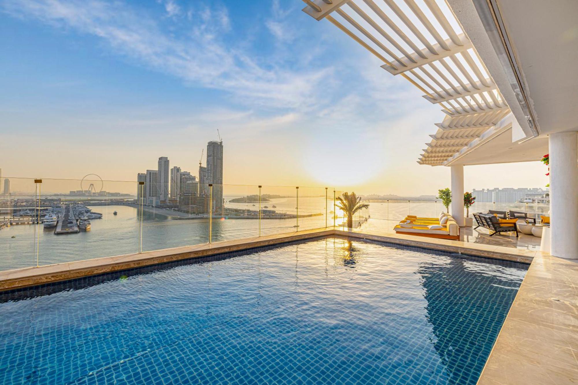 Five Palm Jumeirah 2Br Luxury Penthouse , Full Marina See View With Private Pool Dubaï Extérieur photo