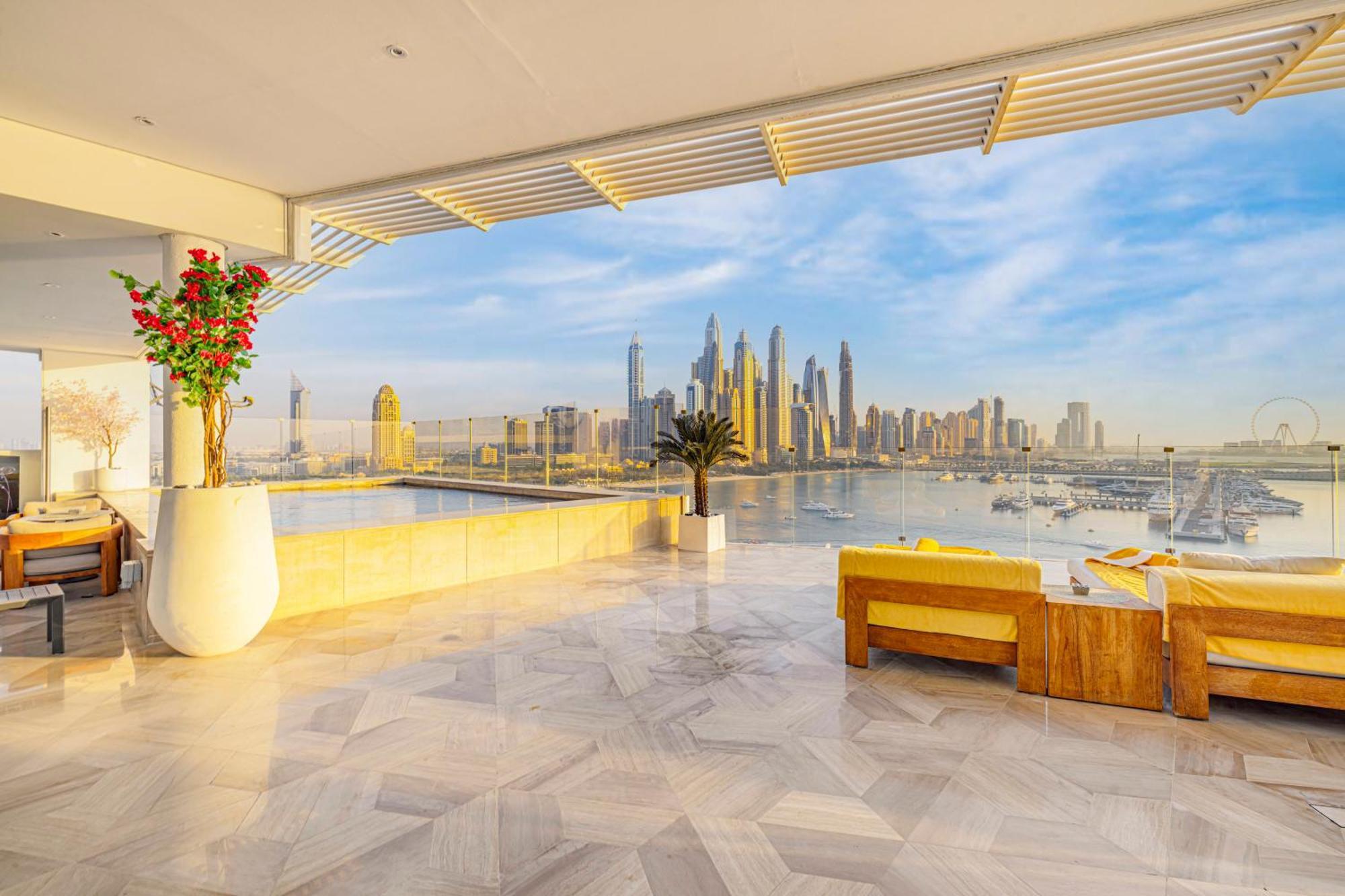 Five Palm Jumeirah 2Br Luxury Penthouse , Full Marina See View With Private Pool Dubaï Extérieur photo