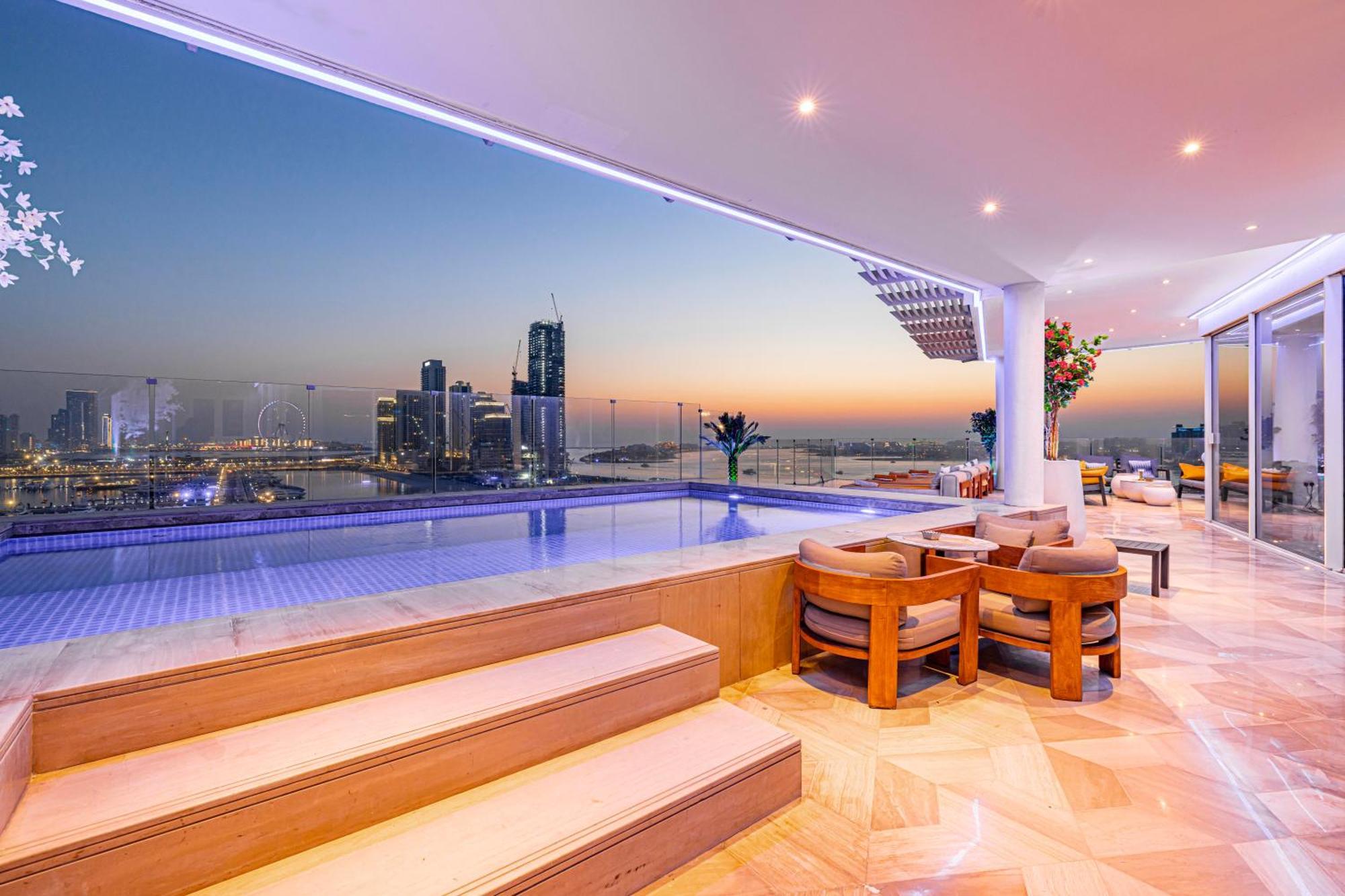 Five Palm Jumeirah 2Br Luxury Penthouse , Full Marina See View With Private Pool Dubaï Extérieur photo